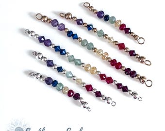 Pride Flag Connector for Permanent Jewelry