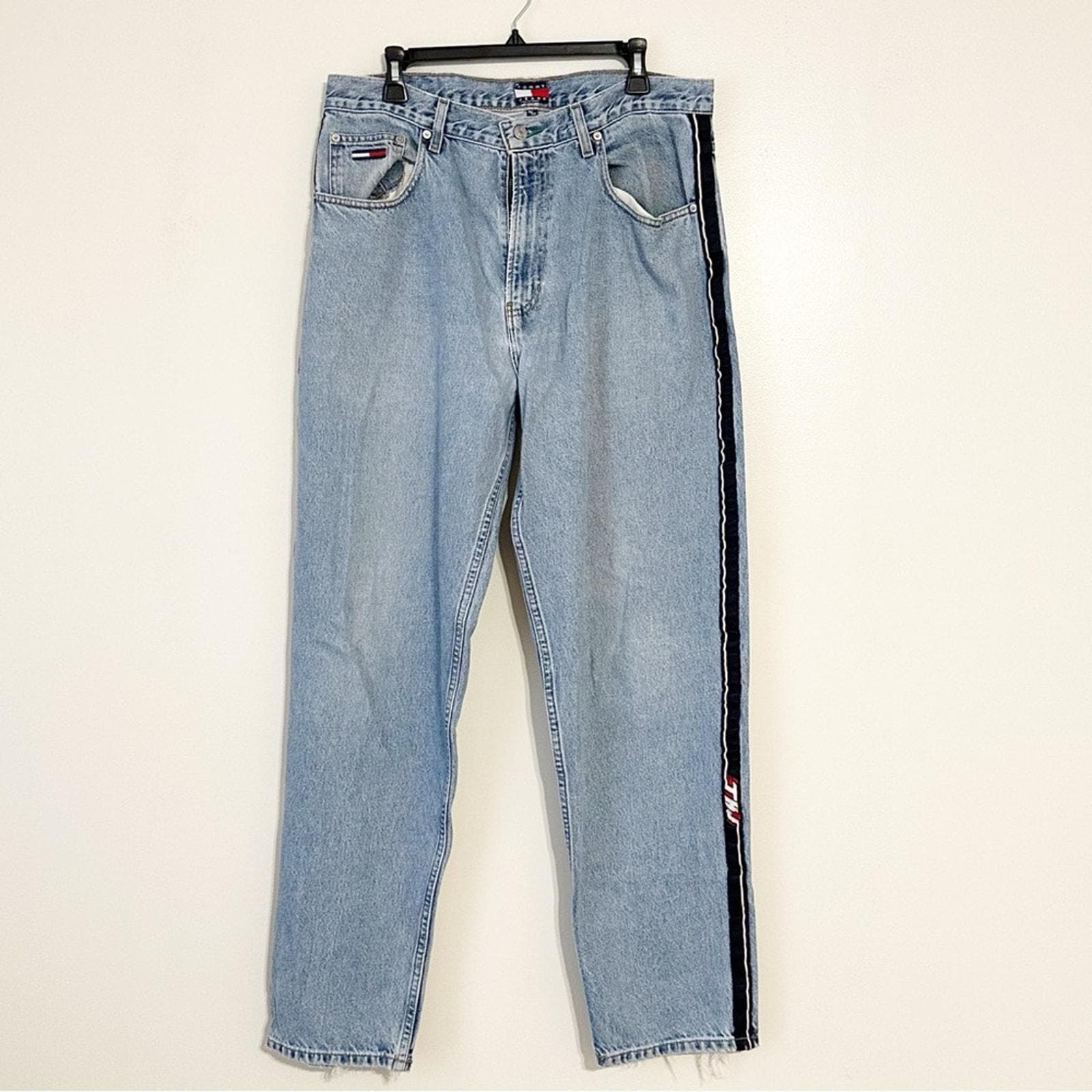 Jeans Clearance White Skinny Jeans With Black Stripe Down The Side