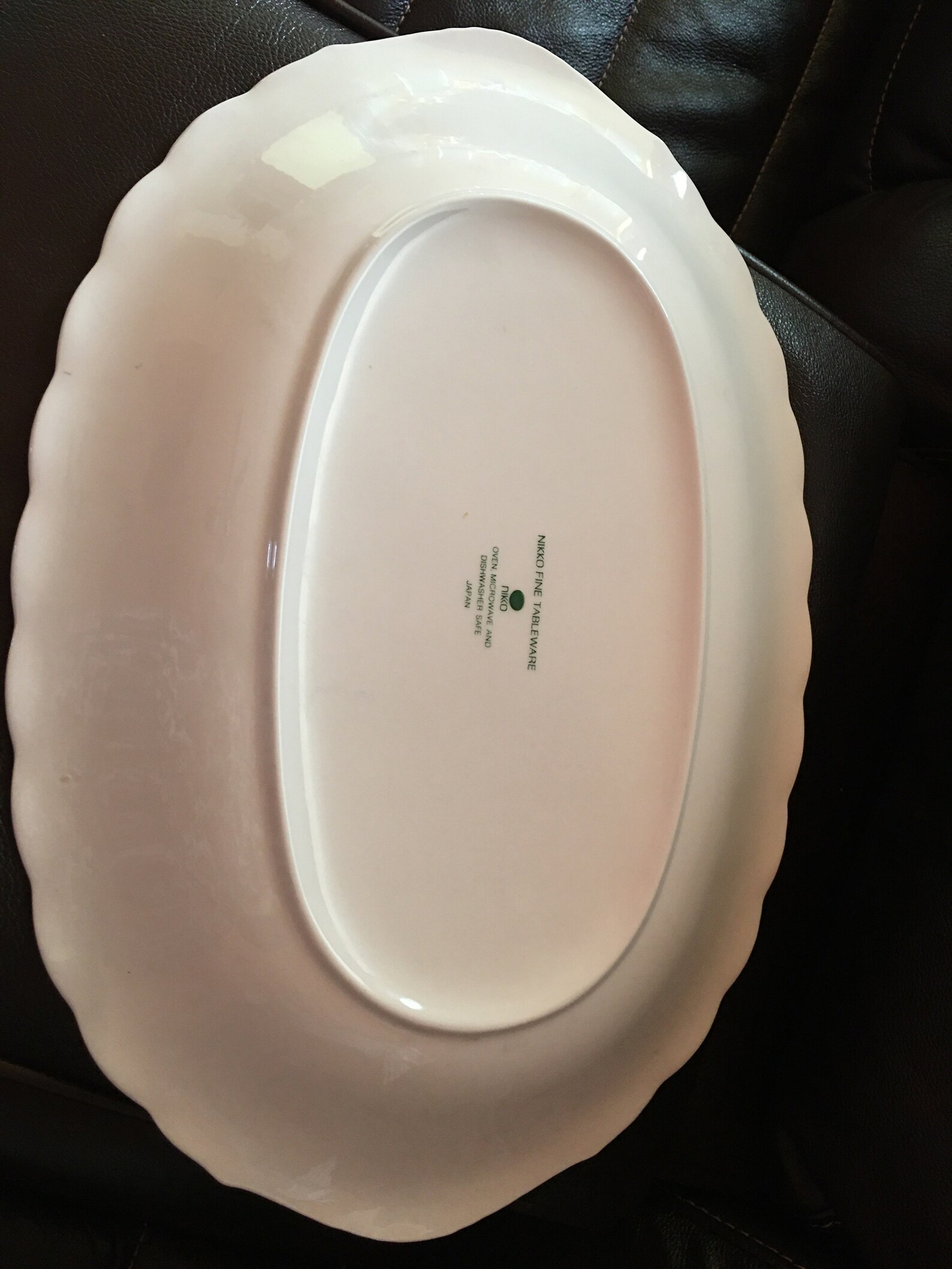 Nikko Fine Tableware made in Japan Oval plate/ Nikko Peony Etsy