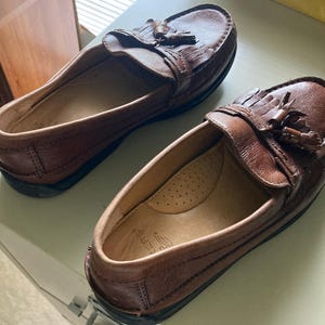 Vintage Tassel Loafers - Etsy