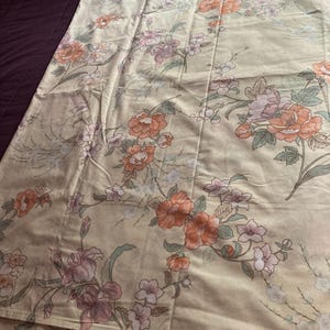 VTG Twin Sheet Floral pattern. New W/O Tags Flat Sheet. Wamsutta Twin Sheet