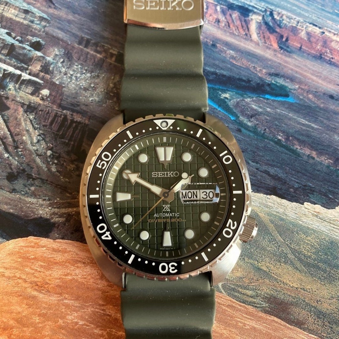 Seiko Tartaruga Re Tartaruga. SRPE05K1 Etsy Italia