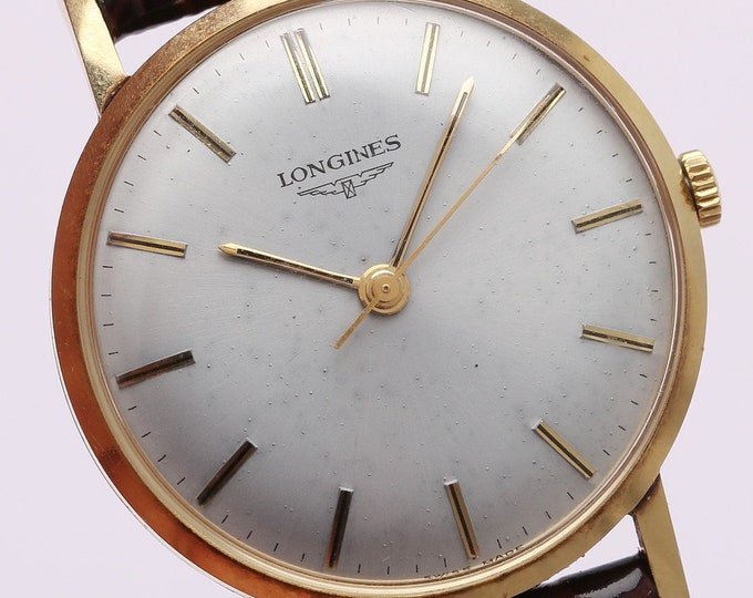 Longines 14k Gold Watch - Etsy