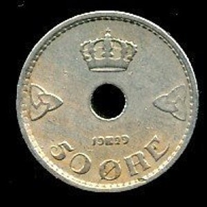 NORGE 50 öre 1929