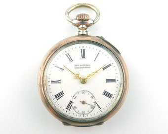 Silver pocket watch
