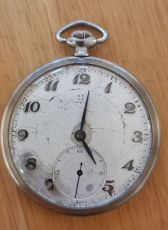 Omega military deals pocket watch