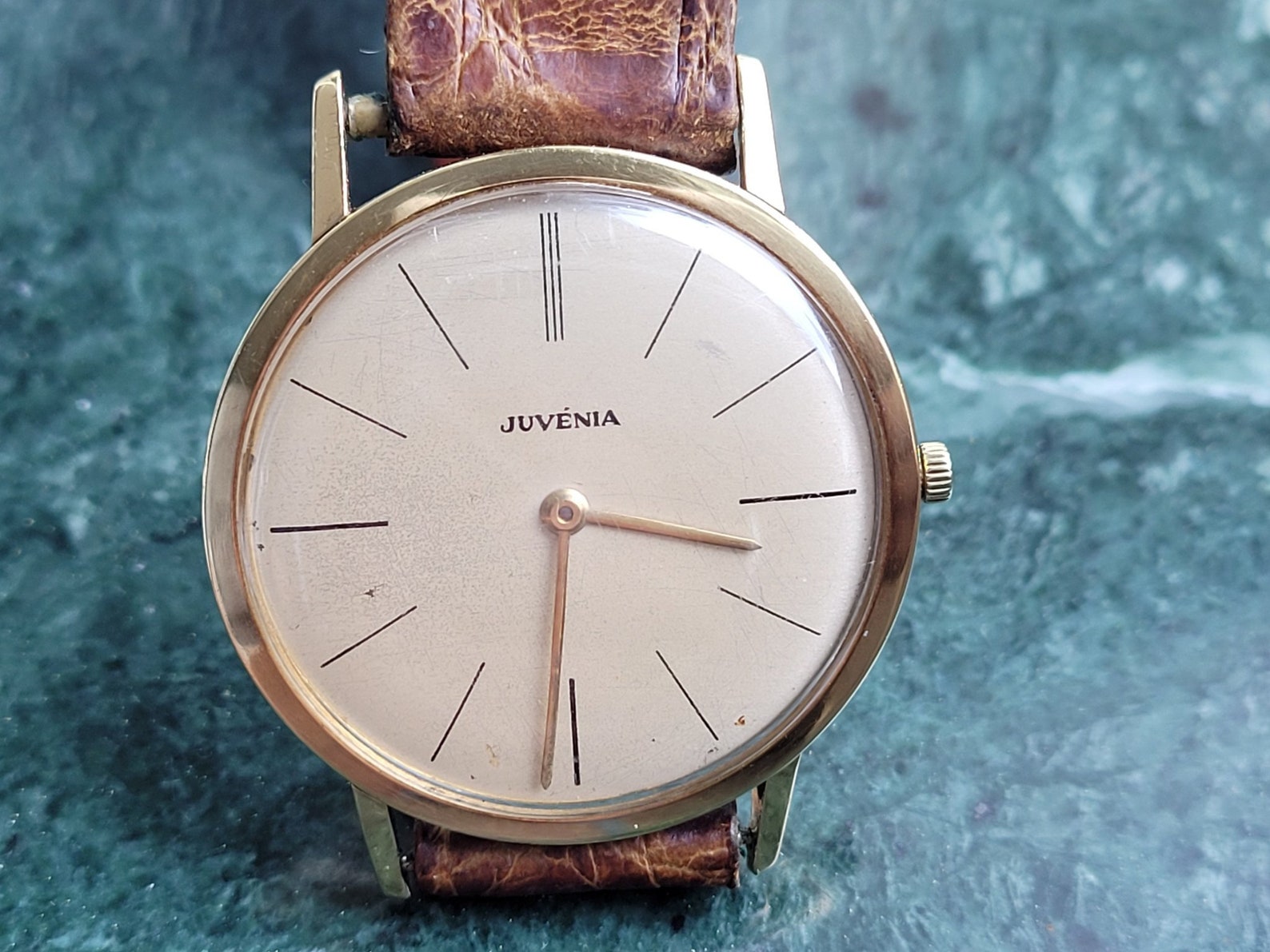 Juvenia 18k Gold Uhr Etsy