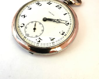 Telda silver pocket watch