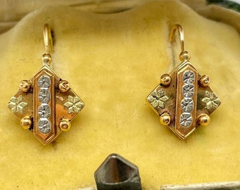 Rotgold 18k Ohrringe