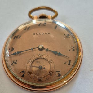 Bulova pocket watch