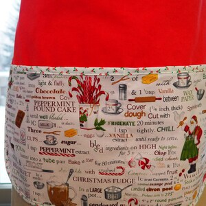 Apron for Women; Christmas Apron; Christmas gift; Apron with Pockets; Holiday Apron; Holiday Gift woman; Handmade Apron; hostess gift
