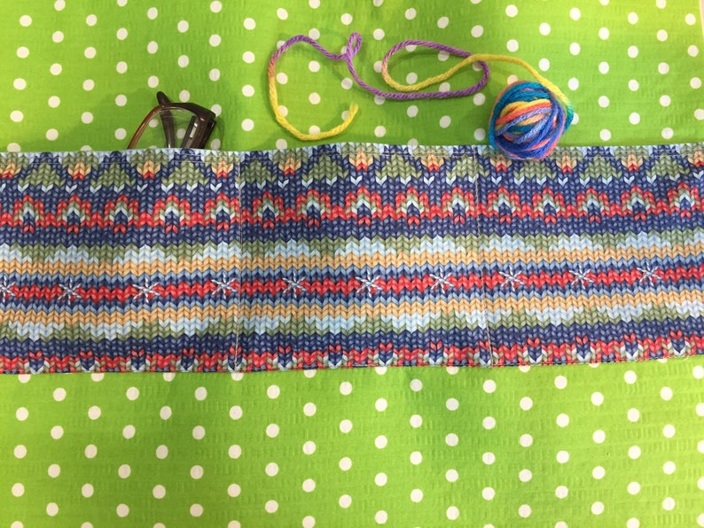 Bag Tote Bag knitting book bag knitting teacher tote bag gift purse travel bag Handmade by SewNeededShop craft tote Gift