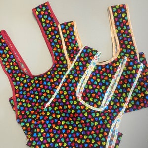 Tablier de la Saint-Valentin; tablier arrière croisé, tablier de cœur de Saint-Valentin, grand tablier; Tablier XL