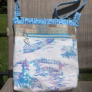 Minnesota crossbody bag, crossbody purse, crossbody zipper bag, purse, cross body bag, cross body purse
