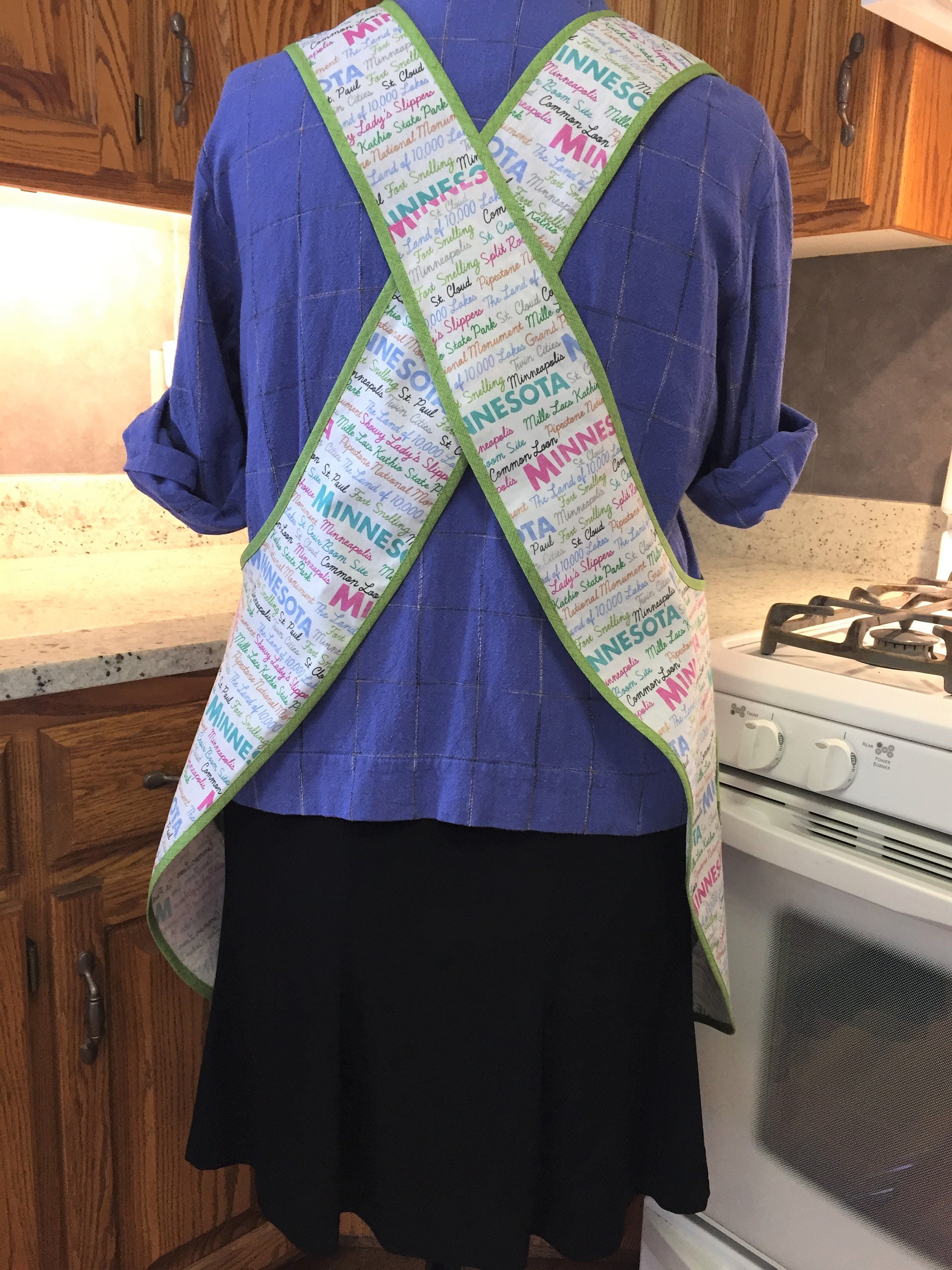 Crossback Apron Cross Back Apron Plus Size Apron XXL Apron XXXL Apron
