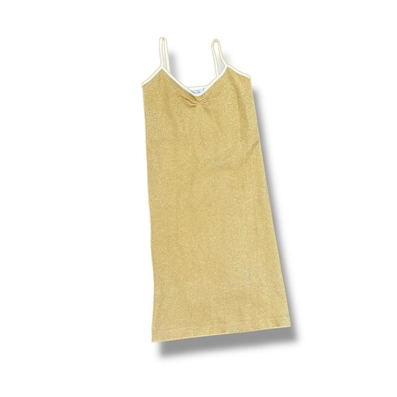 Y2K Choice Gold Metallic Bodycon Dress