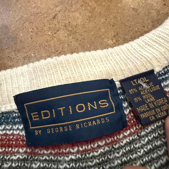 Vintage Basic Editions Primary Pattern Cardigan - image 4