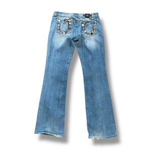 Light Wash Miss Me Embellished Bootcut Jeans