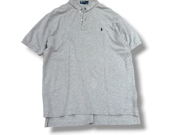 Grå Polo-tröja med Ralph Lauren-logotyp