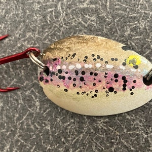 Artisanal Fishing Lure for Trout Unique 'easter' Edition 