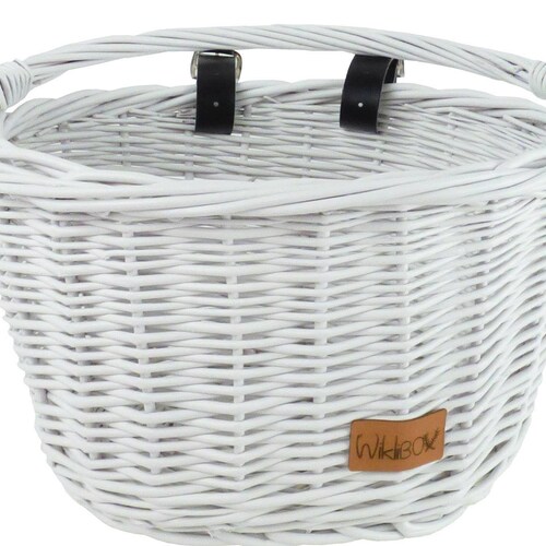 Wiklibox Wicker Bike Basket for Kids in NATURAL Color Mounted Etsy