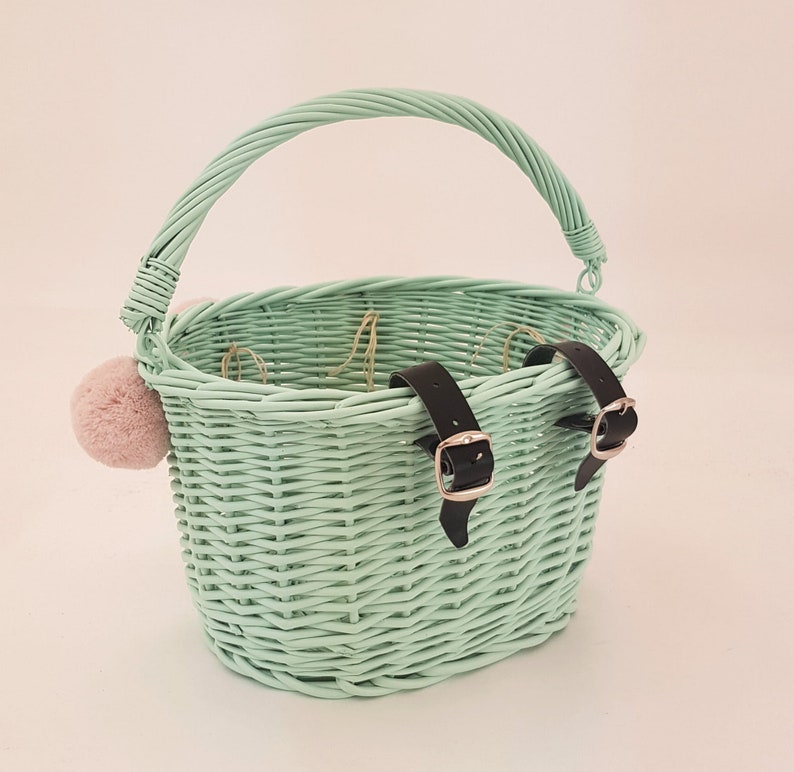 wicker bicycle basket