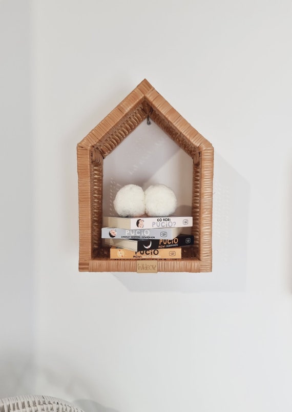 Wiklibox Wicker House Small NATURAL Wall Cabinet Etsy UK