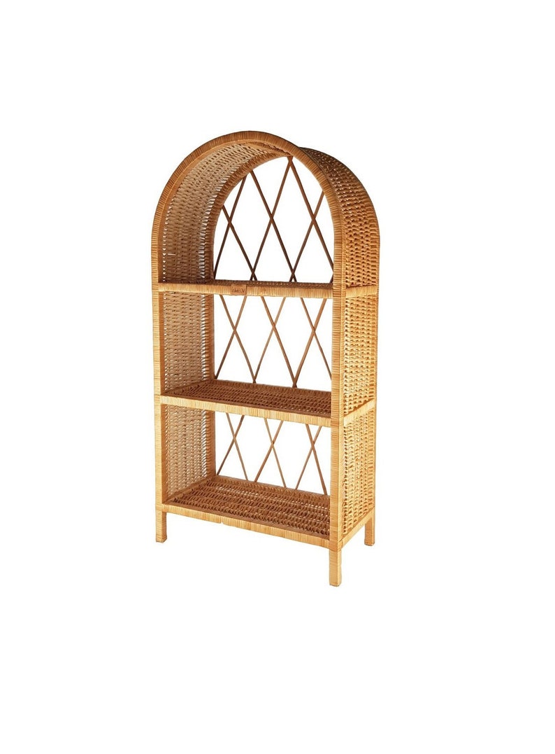 Wiklibox wicker cabinet Isabell in NATURAL color image 7