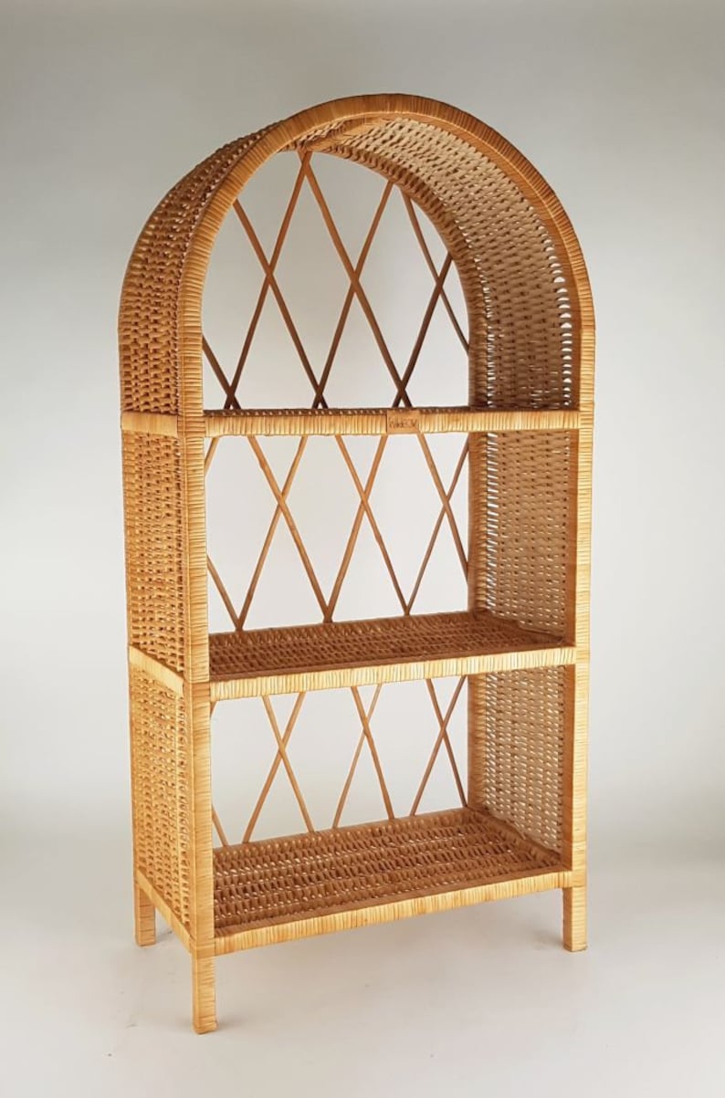 Wiklibox wicker cabinet Isabell in NATURAL color image 3