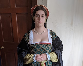 CUSTOMIZED Hand Made Tudor French Hood