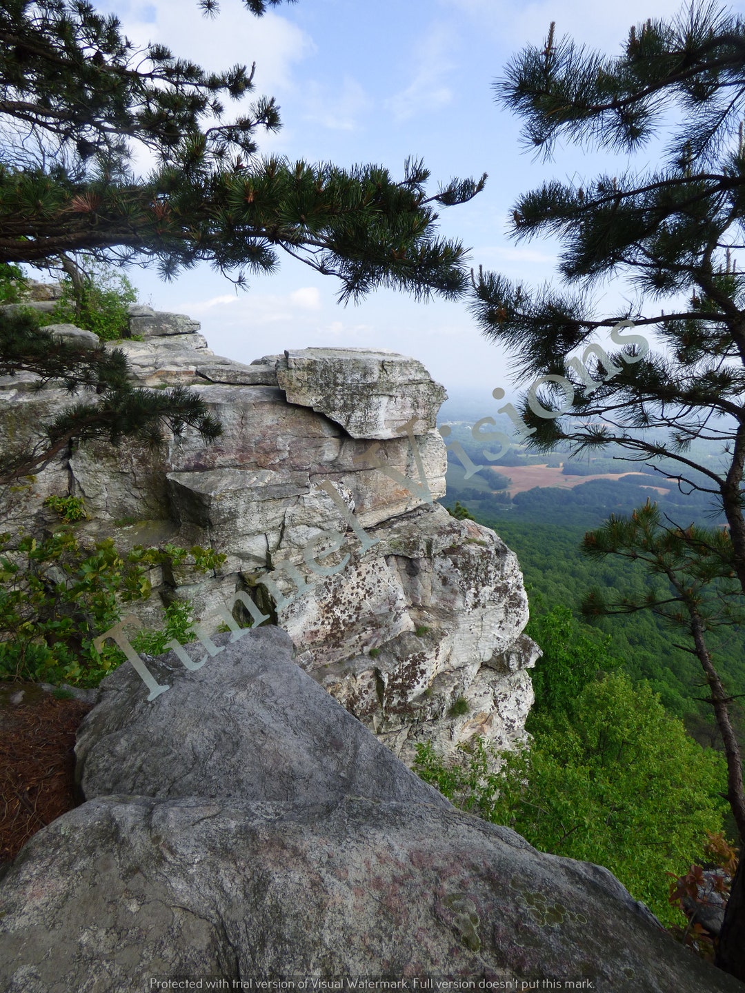 Pilot Ridge Overlook Pilot Mountain (NC) Overlook - Etsy