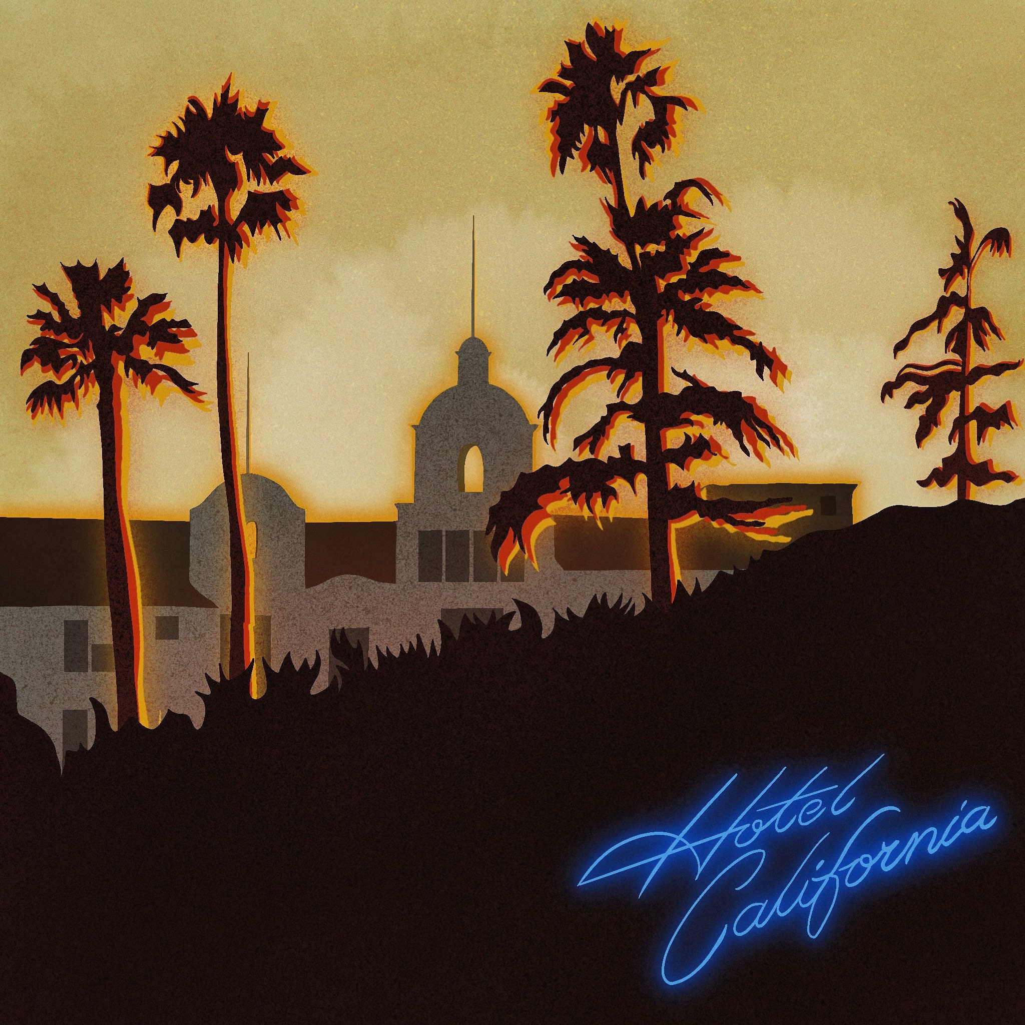 Hotel California Eagles Etsy