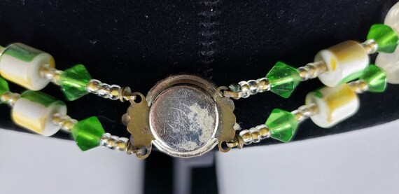 Multi-Strand Beaded Necklace, Double Strand Beade… - image 7