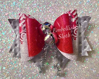 Winter Candy Hairbow