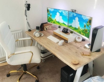 Pale wood desk deals
