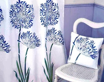 LARGE Agapanthus Flower Stencil ©