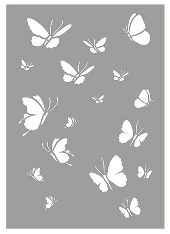 Little Butterflies Stencil