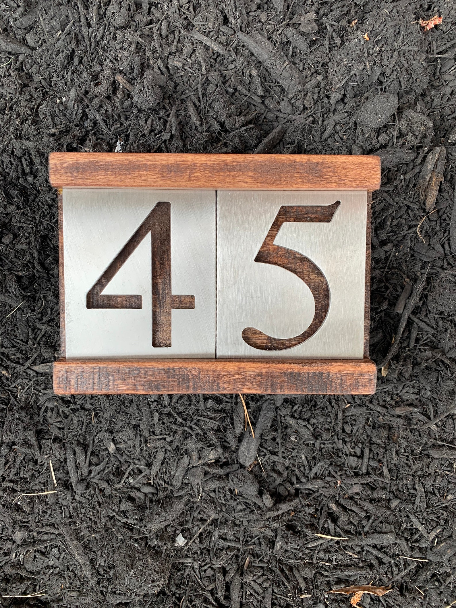House Number Holder/ Address Sign/Home Decor/ Home & Living/ Etsy