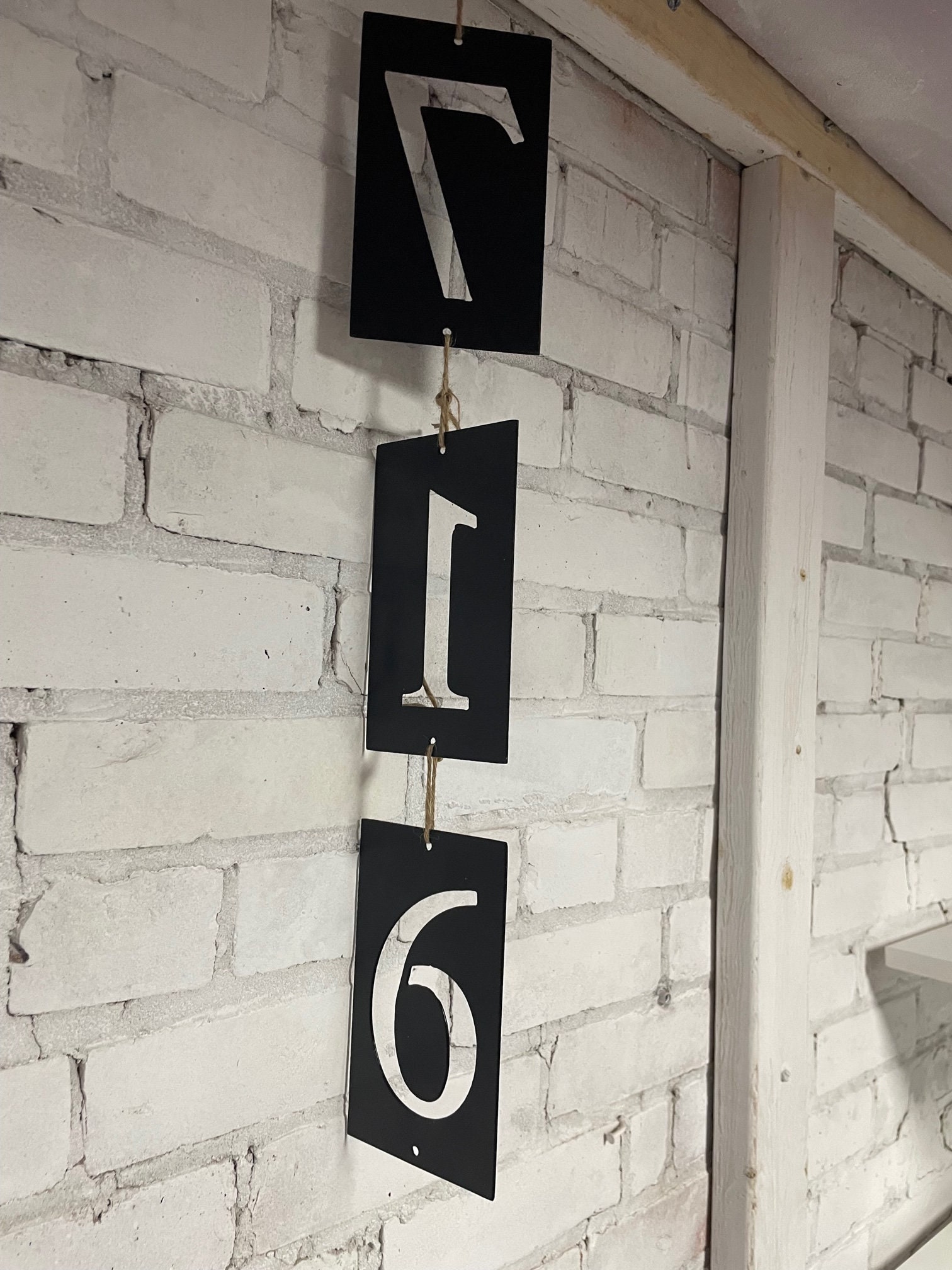 Black Powder-coated Steel House Numbers - Etsy Canada