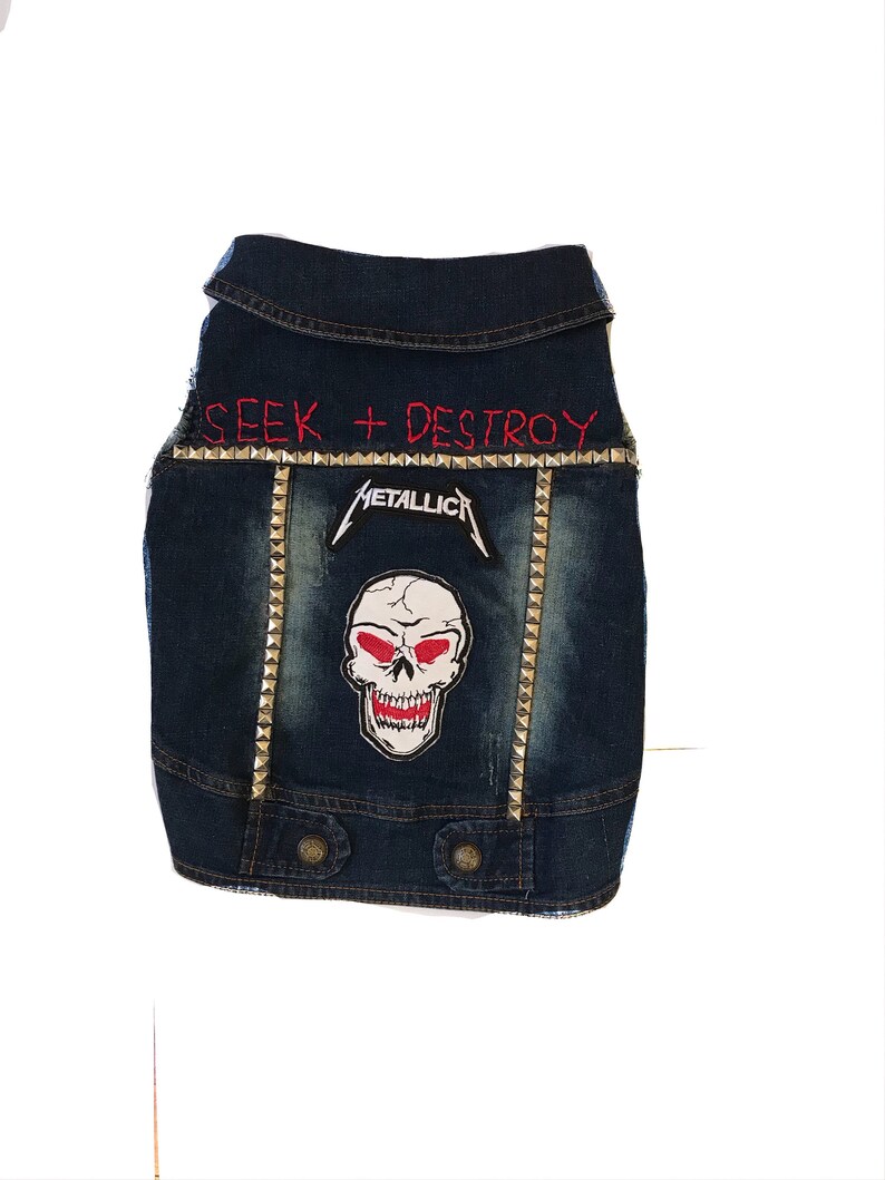 metallica dog sweater