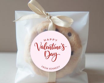 Personalized Valentine's Day Treat Sticker | Custom Name Label