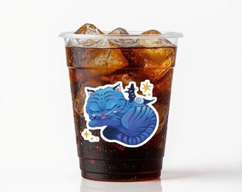 Blue Tiger Kpop Demon Hunter Party Plastic Cup
