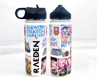 Kpop Demon Hunters Tumbler - Personalized Water Bottle