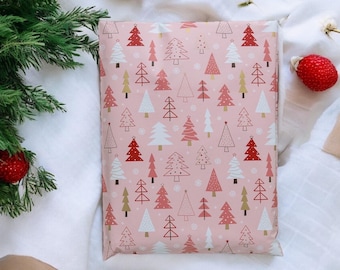 10x13 Christmas Tree Poly Mailers : Self Seal Shipping Bags