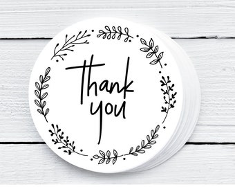 Thank You Stickers, Party Favor Stickers, Packaging Stickers, Shipping Supplies, Stickers, Thank You Labels, Favor Stickers