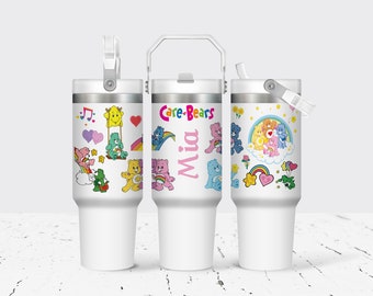 Care Bears Tumbler - 30oz Tumbler - Personalized Tumbler - Care Bears - Care Bears Water Bottle - Care Bears Party - Birthday Gift