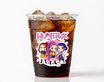 HUNTRX Kpop Demon Hunter Party Plastic Cup