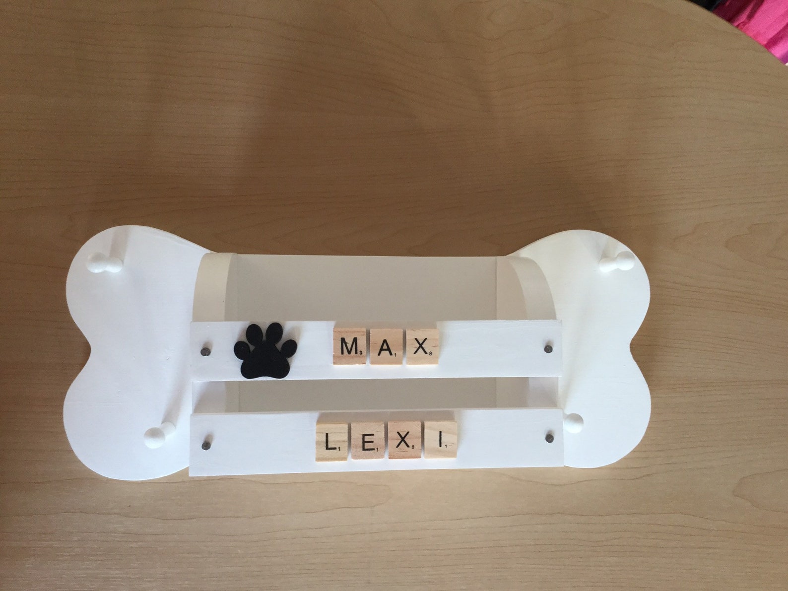 Personalised Wood Dog Lead Hanger Leash Hanger Wood Lead Etsy UK