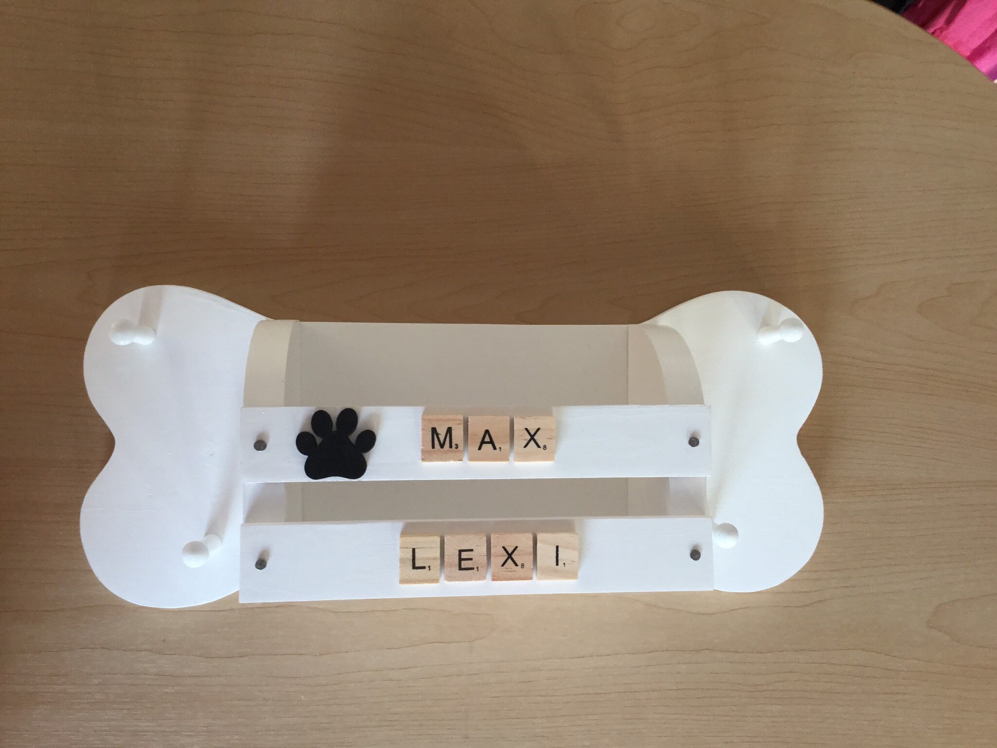 Personalised Wood Dog Lead Hanger Leash Hanger Wood Lead Etsy UK