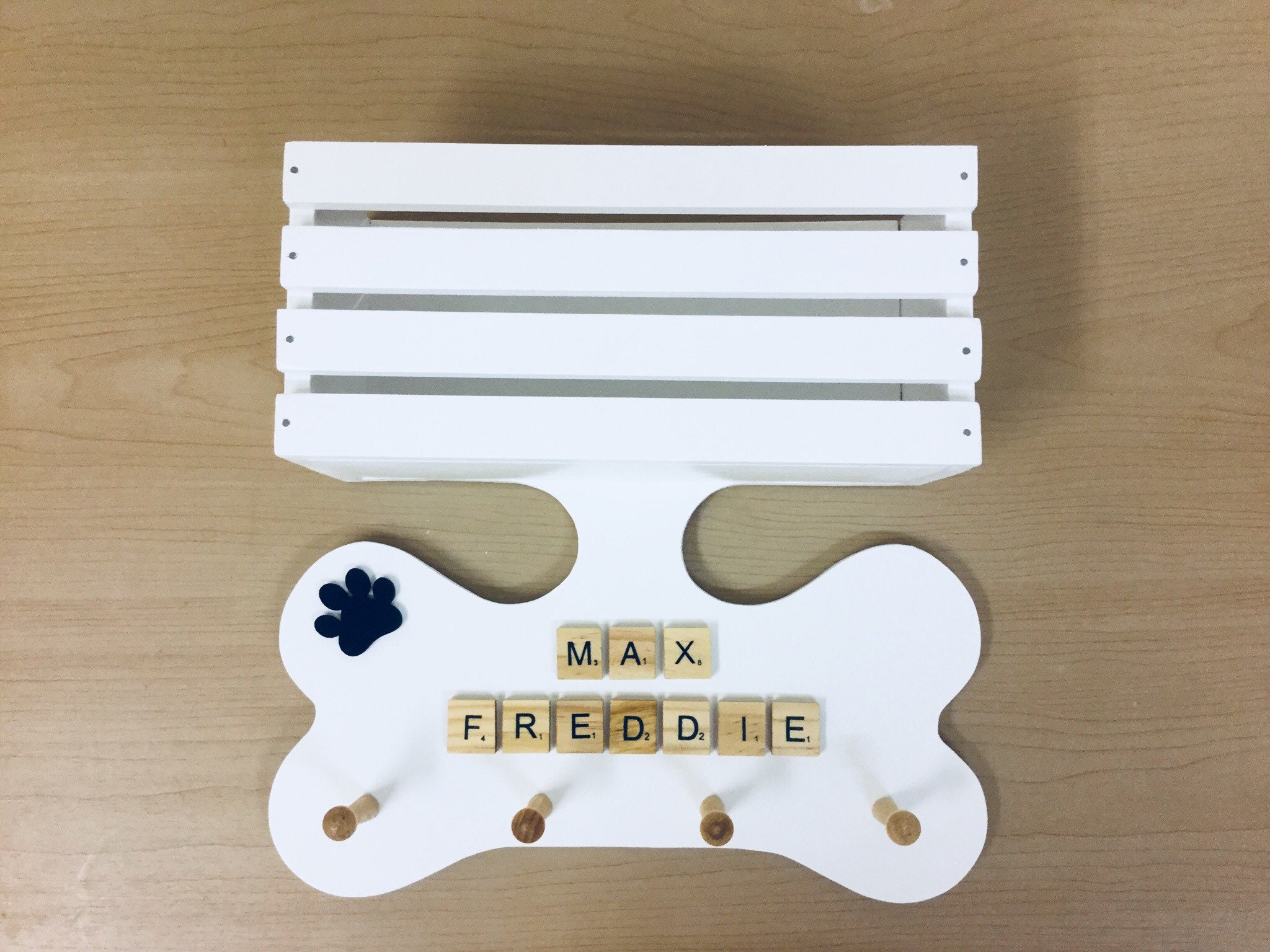 Wood Dog Lead Hanger Leash Hanger Wood Lead Holder Lead Etsy UK